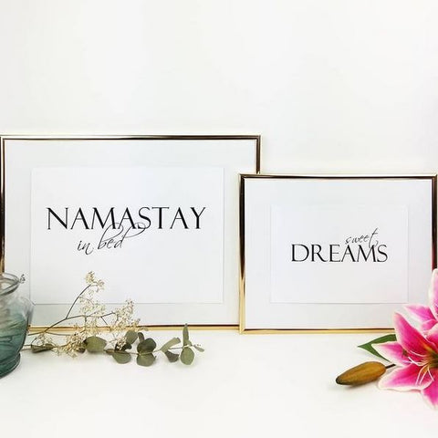 namastay in bed & sweet dreams