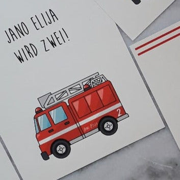 Einladungskarten Feuerwehr