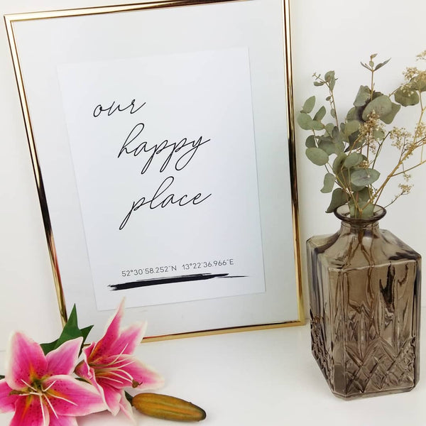 Our happy place personalisiert
