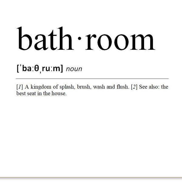 Definition bathroom (rechtes Bild)