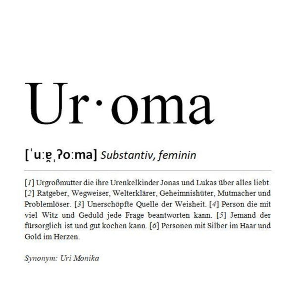 Definition Uroma