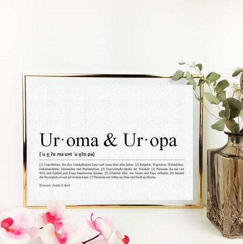 Definition Uroma & Uropa